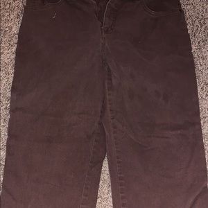 Brown mom jean pants